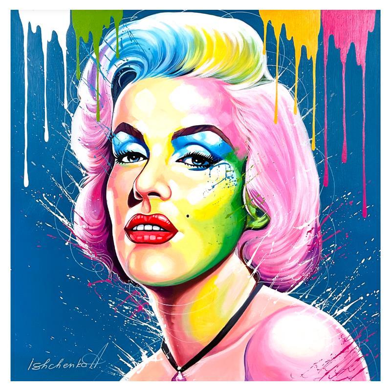 Alexander Ishchenko Signed "Marilyn Monroe" 36x36 Original Acrylic Painting on Canvas (PA) at PristineAuction.com Alexander Ishchenko Signed "Marilyn Monroe" 36x36 Original Acrylic Painting on Canvas (PA) at PristineAuction.com