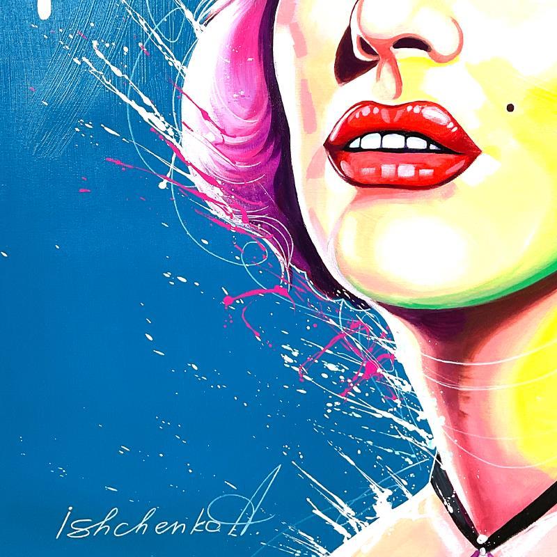 Alexander Ishchenko Signed "Marilyn Monroe" 36x36 Original Acrylic Painting on Canvas (PA) at PristineAuction.com Alexander Ishchenko Signed "Marilyn Monroe" 36x36 Original Acrylic Painting on Canvas (PA) at PristineAuction.com