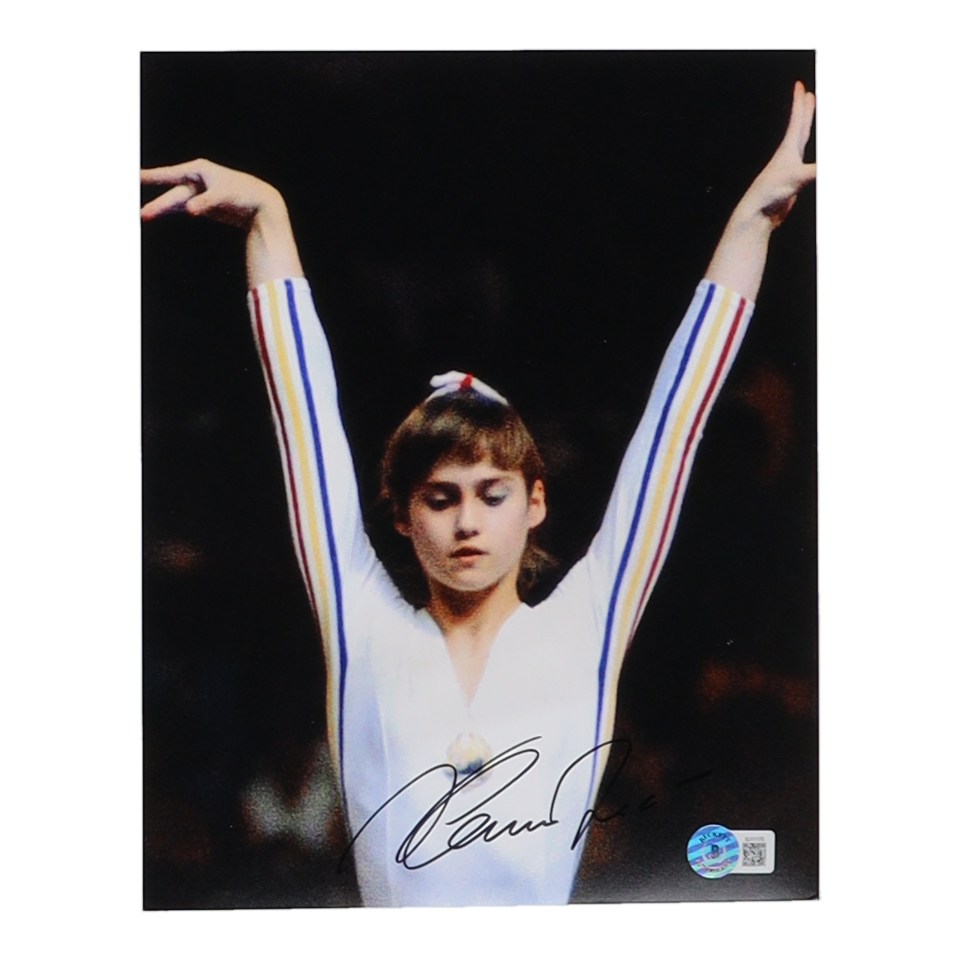 Nadia Comaneci Signed 8x10 Photo (Beckett) at PristineAuction.com Nadia Comaneci Signed 8x10 Photo (Beckett) at PristineAuction.com