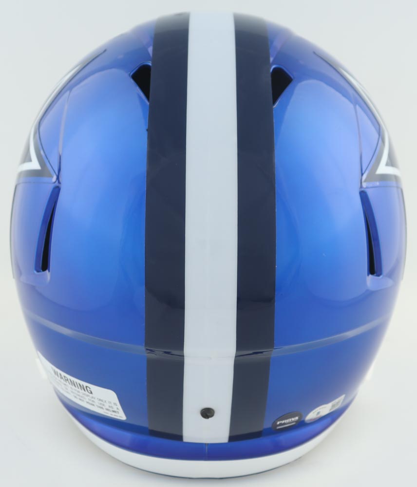 Emmitt Smith Signed Cowboys Full-Size Flash Alternate Speed Helmet (Beckett & Prova) at PristineAuction.com Emmitt Smith Signed Cowboys Full-Size Flash Alternate Speed Helmet (Beckett & Prova) at PristineAuction.com