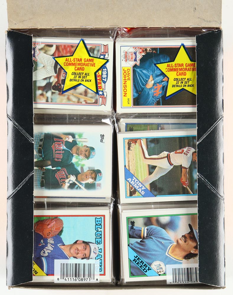 1988 Topps Baseball Rack Box with (24) Packs at PristineAuction.com 1988 Topps Baseball Rack Box with (24) Packs at PristineAuction.com