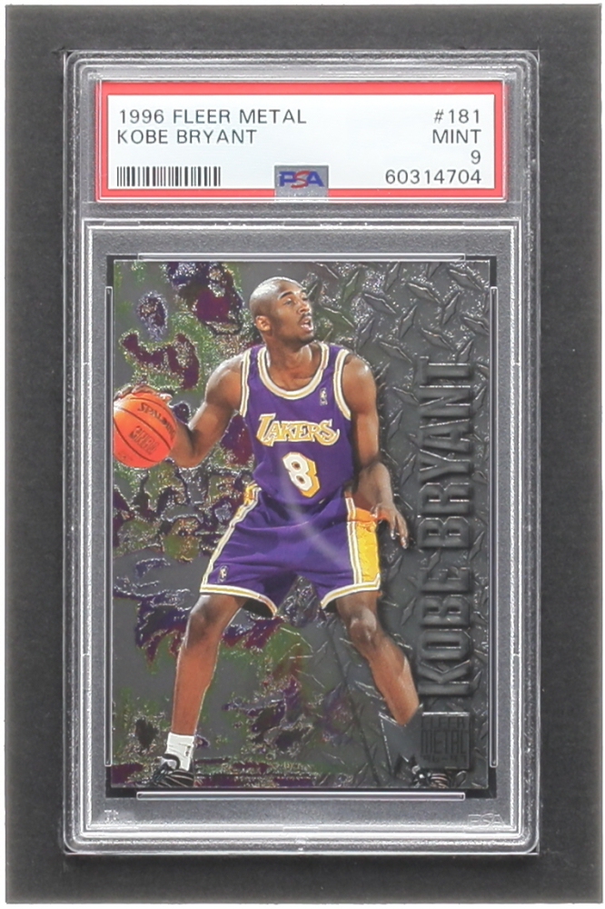 Kobe Bryant 1996-97 Metal #181 RC (PSA 9) | Pristine Auction