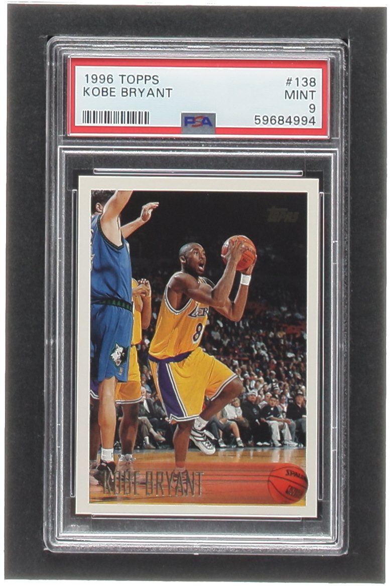 Kobe Bryant 1996-97 Topps #138 RC (PSA 9) at PristineAuction.com Kobe Bryant 1996-97 Topps #138 RC (PSA 9) at PristineAuction.com