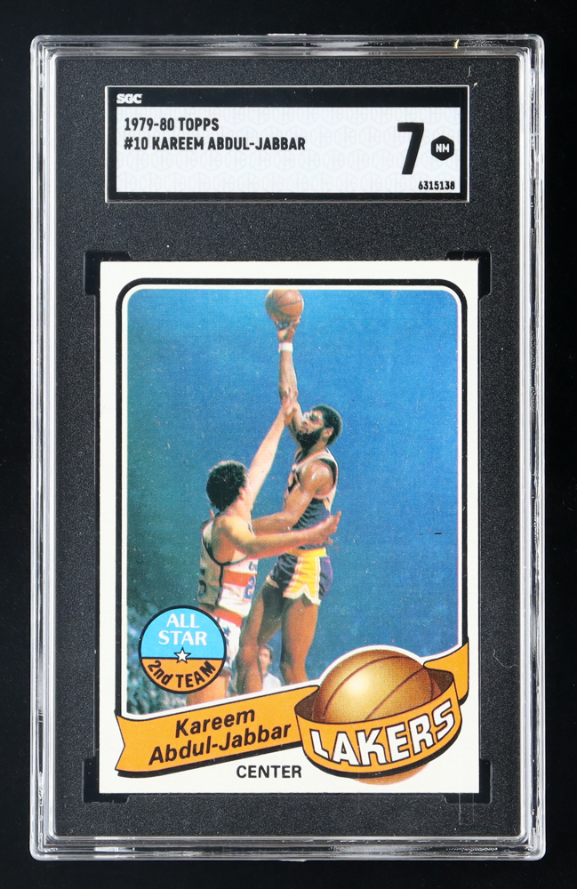 Kareem Abdul-Jabbar 1979-80 Topps #10 AS (SGC 7) at PristineAuction.com Kareem Abdul-Jabbar 1979-80 Topps #10 AS (SGC 7) at PristineAuction.com