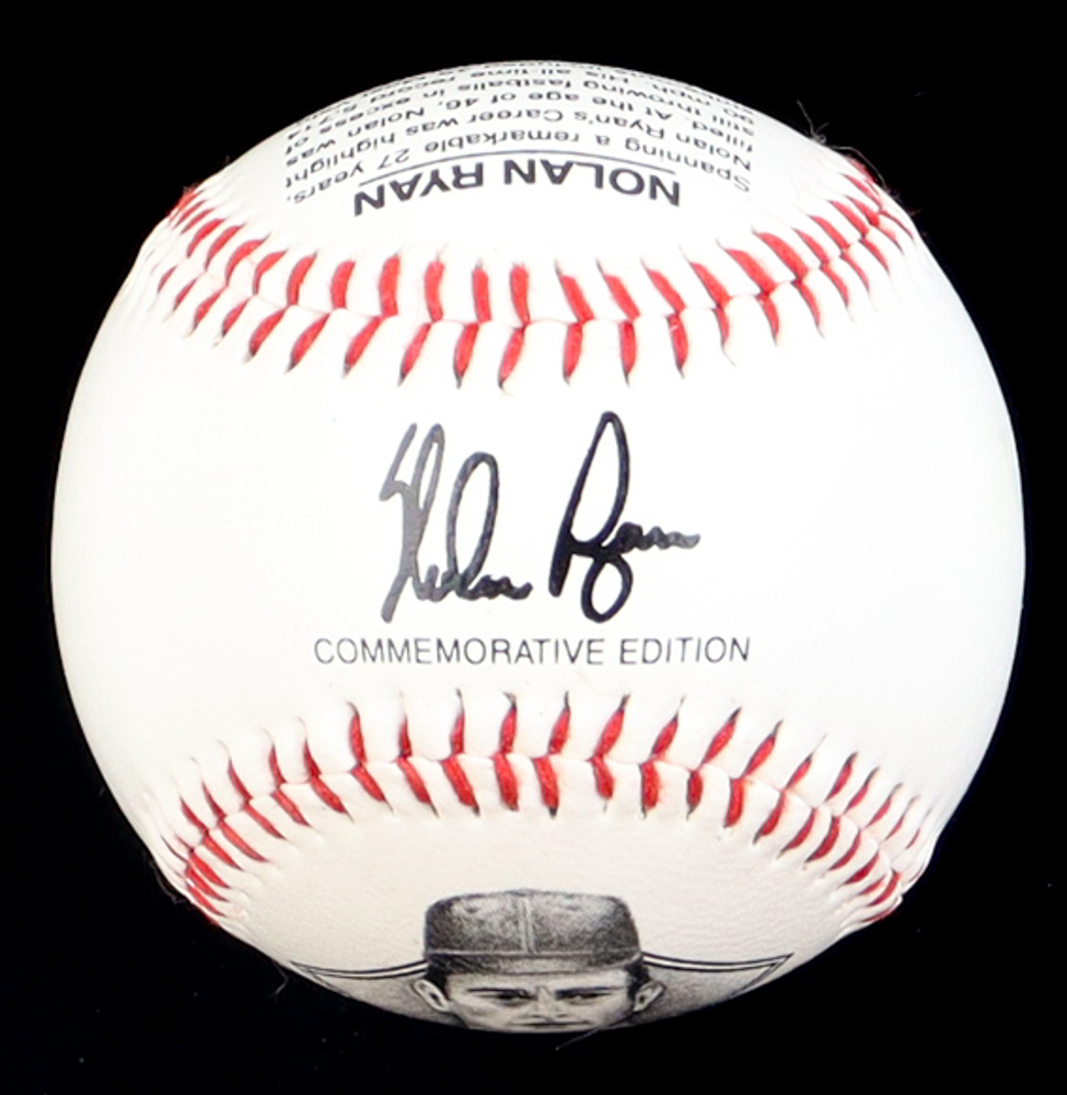 Nolan Ryan Signed Commemorative Baseball with Display Case (PSA) at PristineAuction.com Nolan Ryan Signed Commemorative Baseball with Display Case (PSA) at PristineAuction.com