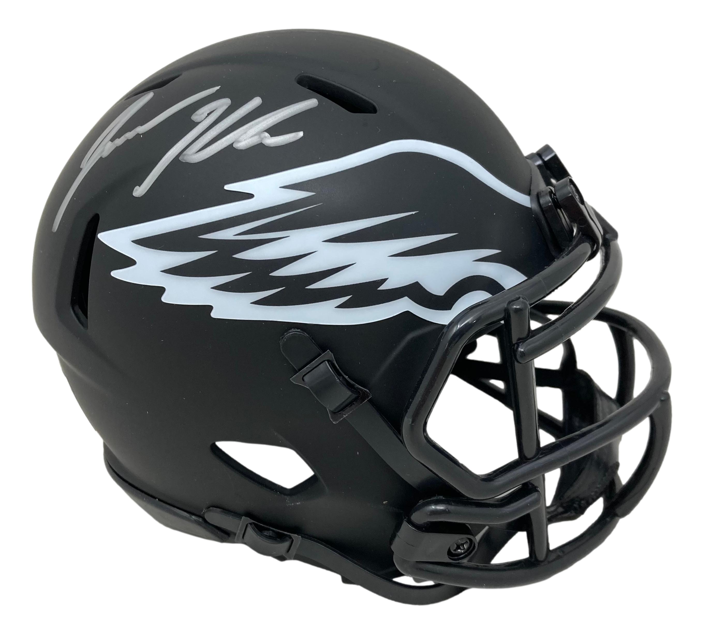 Jason Kelce Signed Eagles Eclipse Alternate Speed Mini Helmet (PSA) at PristineAuction.com Jason Kelce Signed Eagles Eclipse Alternate Speed Mini Helmet (PSA) at PristineAuction.com