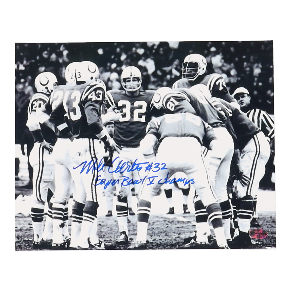Mike Curtis Signed Colts 8x10 Photo Inscribed "Super Bowl V Champs" (Schulte) at PristineAuction.com Mike Curtis Signed Colts 8x10 Photo Inscribed "Super Bowl V Champs" (Schulte) at PristineAuction.com