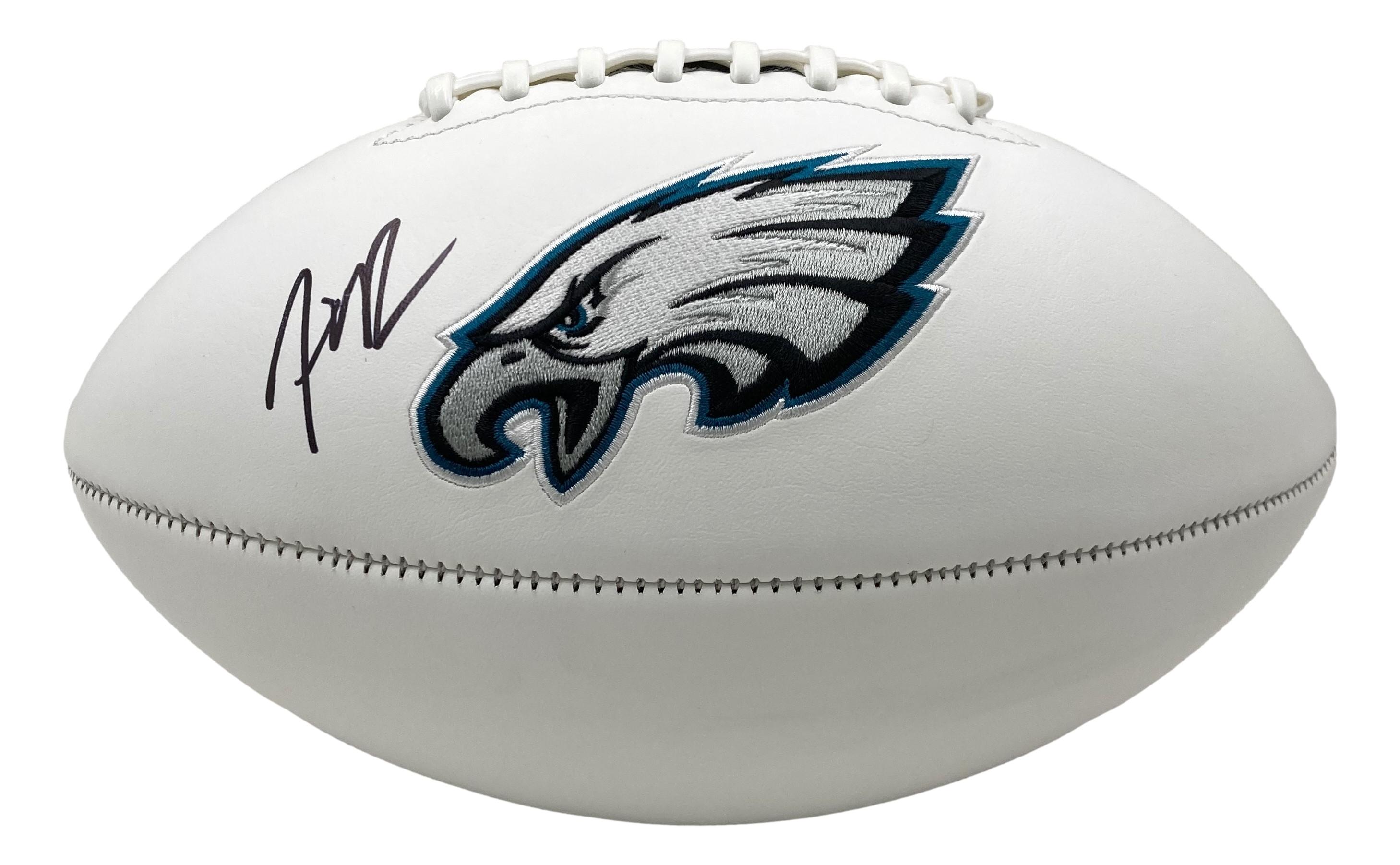 Haason Reddick Signed Eagles Logo Football (JSA) at PristineAuction.com Haason Reddick Signed Eagles Logo Football (JSA) at PristineAuction.com