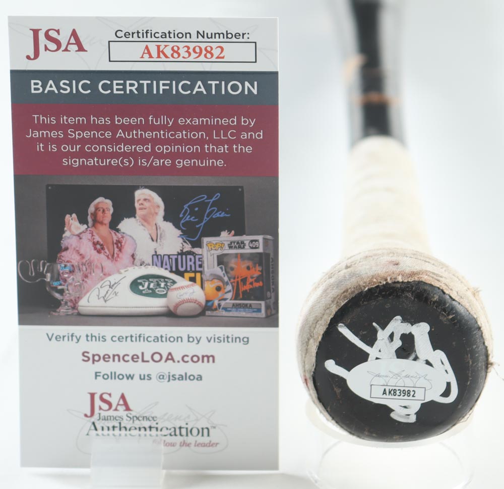 Mike Moustakas Signed Old Hickory Baseball Bat (JSA) at PristineAuction.com Mike Moustakas Signed Old Hickory Baseball Bat (JSA) at PristineAuction.com