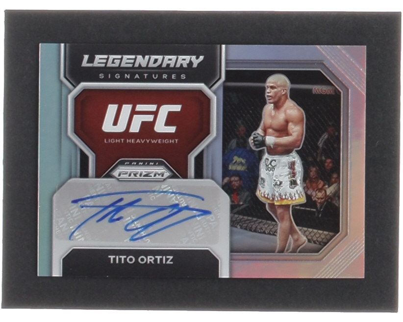 Tito Ortiz 2023 Panini Prizm UFC Legendary Signatures Prizms Silver #16 at PristineAuction.com Tito Ortiz 2023 Panini Prizm UFC Legendary Signatures Prizms Silver #16 at PristineAuction.com