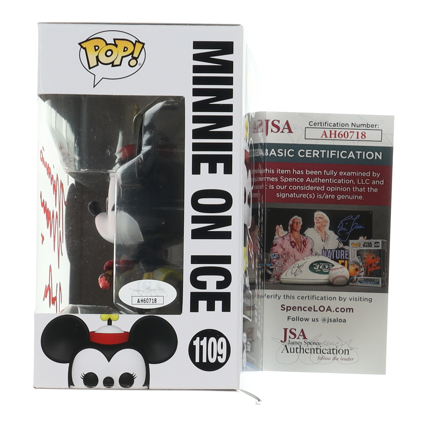 Kaitlyn Robrock Signed "Walt Disney Archives" Minnie On Ice #1109 Funko Pop! Vinyl Figure Inscribed "Love, Minnie Mouse" (JSA) at PristineAuction.com Kaitlyn Robrock Signed "Walt Disney Archives" Minnie On Ice #1109 Funko Pop! Vinyl Figure Inscribed "Love, Minnie Mouse" (JSA) at PristineAuction.com