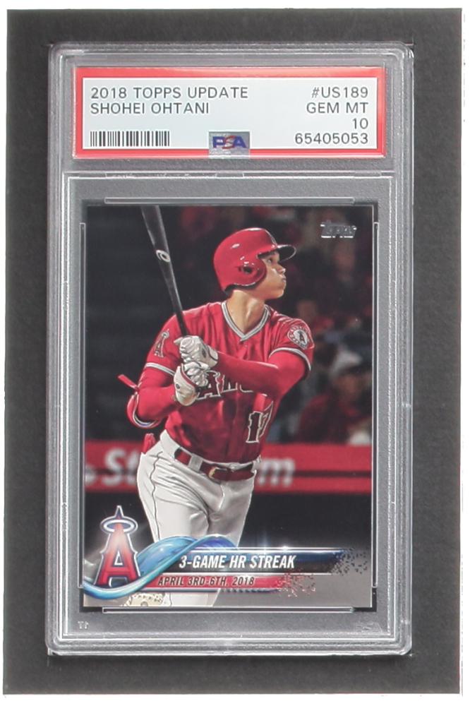 Shohei Ohtani 2018 Topps Update Rookie Card #US189 – Angels, Ungraded Near Mint Condition