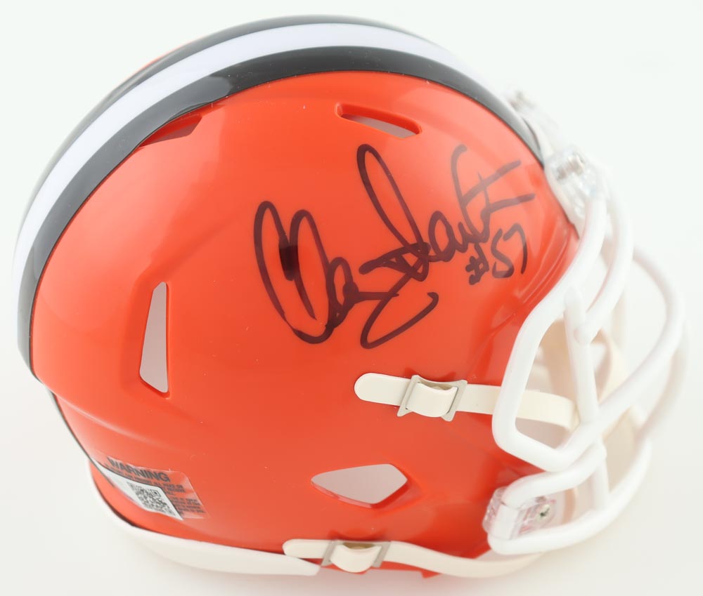 Clay Matthews Jr. Signed Browns Speed Mini Helmet (TSE) at PristineAuction.com Clay Matthews Jr. Signed Browns Speed Mini Helmet (TSE) at PristineAuction.com