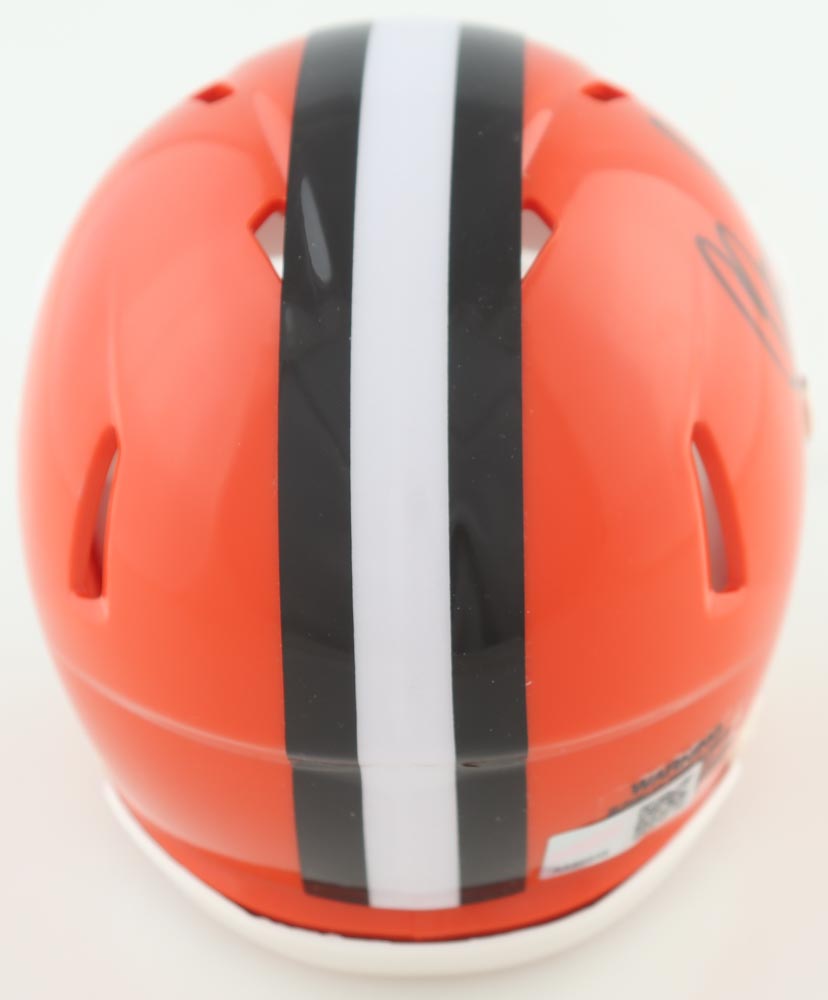 Clay Matthews Jr. Signed Browns Speed Mini Helmet (TSE) at PristineAuction.com Clay Matthews Jr. Signed Browns Speed Mini Helmet (TSE) at PristineAuction.com