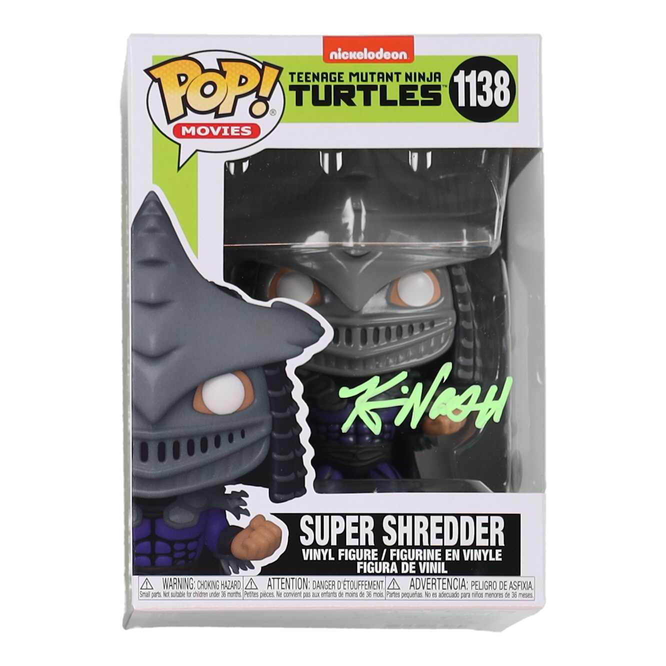 Kevin Nash Signed "TMNT" #1138 Super Shredder Funko Pop! Vinyl Figure (PSA) at PristineAuction.com Kevin Nash Signed "TMNT" #1138 Super Shredder Funko Pop! Vinyl Figure (PSA) at PristineAuction.com