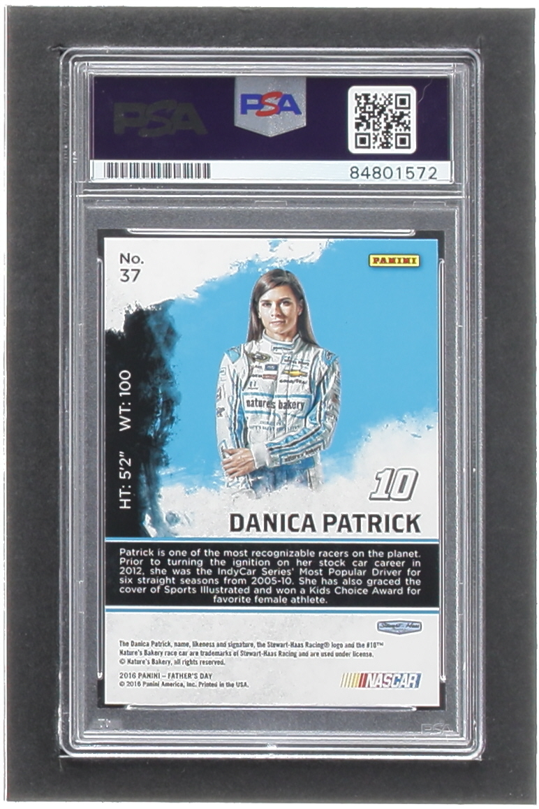 Danica Patrick Signed 2016 Panini Father's Day #37 (PSA) | Pristine Auction