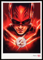 "The Flash" Marvel LE 8x12 Art Print by Thang Nguyen #/50 (PA) at PristineAuction.com