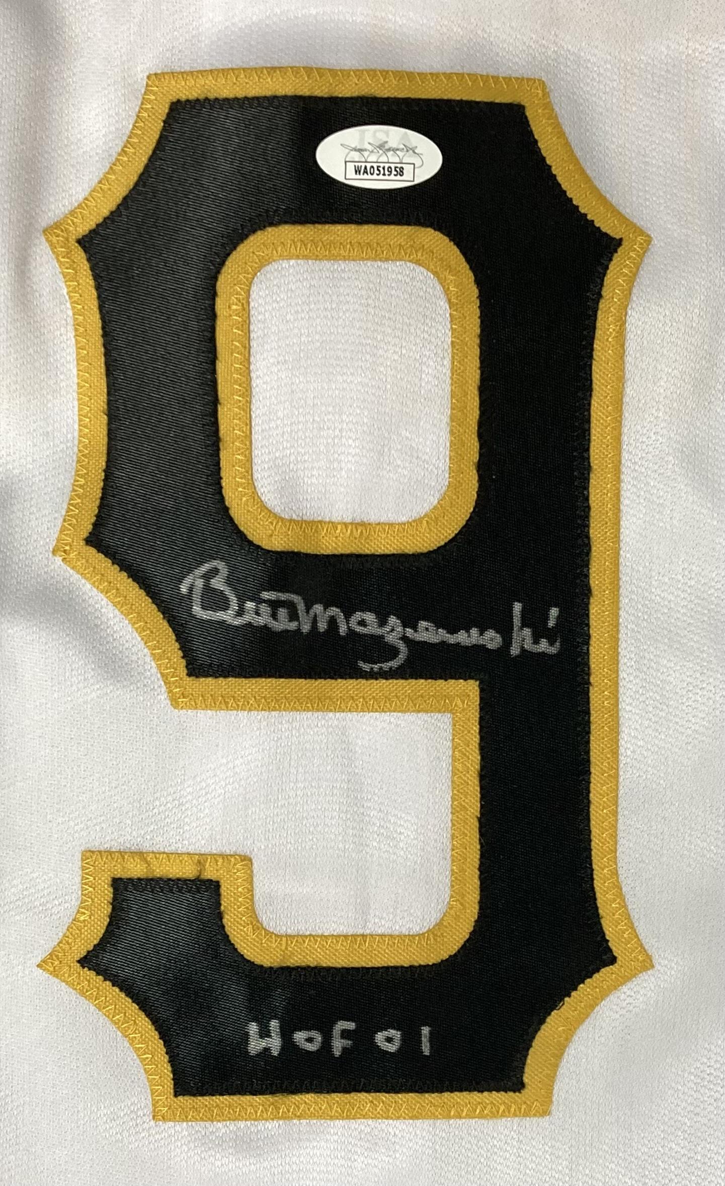 Bill Mazeroski Signed Jersey Inscribed "HOF 01" (JSA) at PristineAuction.com Bill Mazeroski Signed Jersey Inscribed "HOF 01" (JSA) at PristineAuction.com
