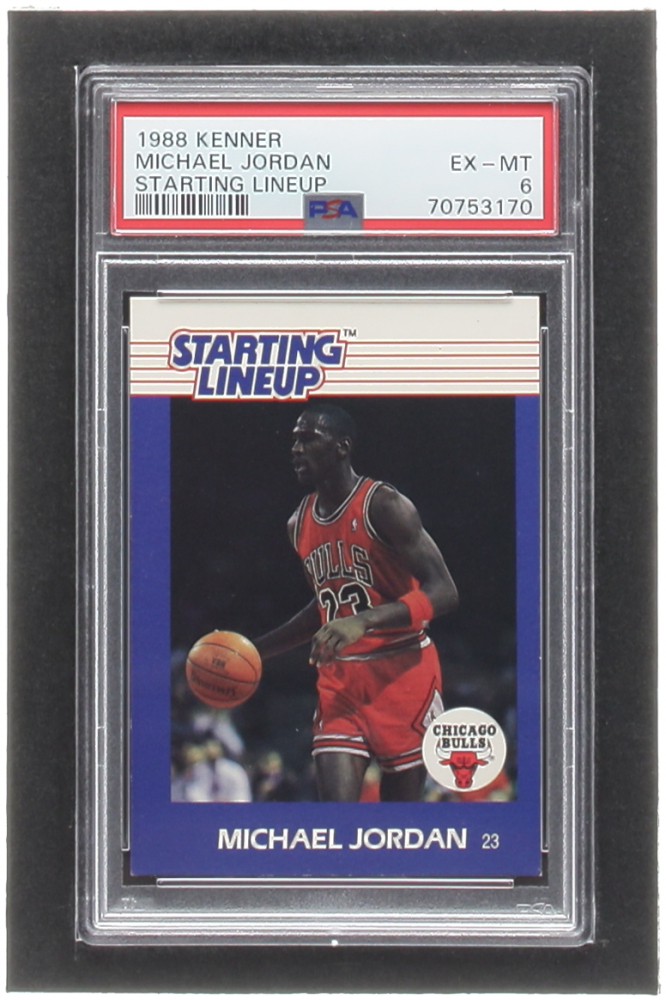 1988 michael jordan starting lineup card