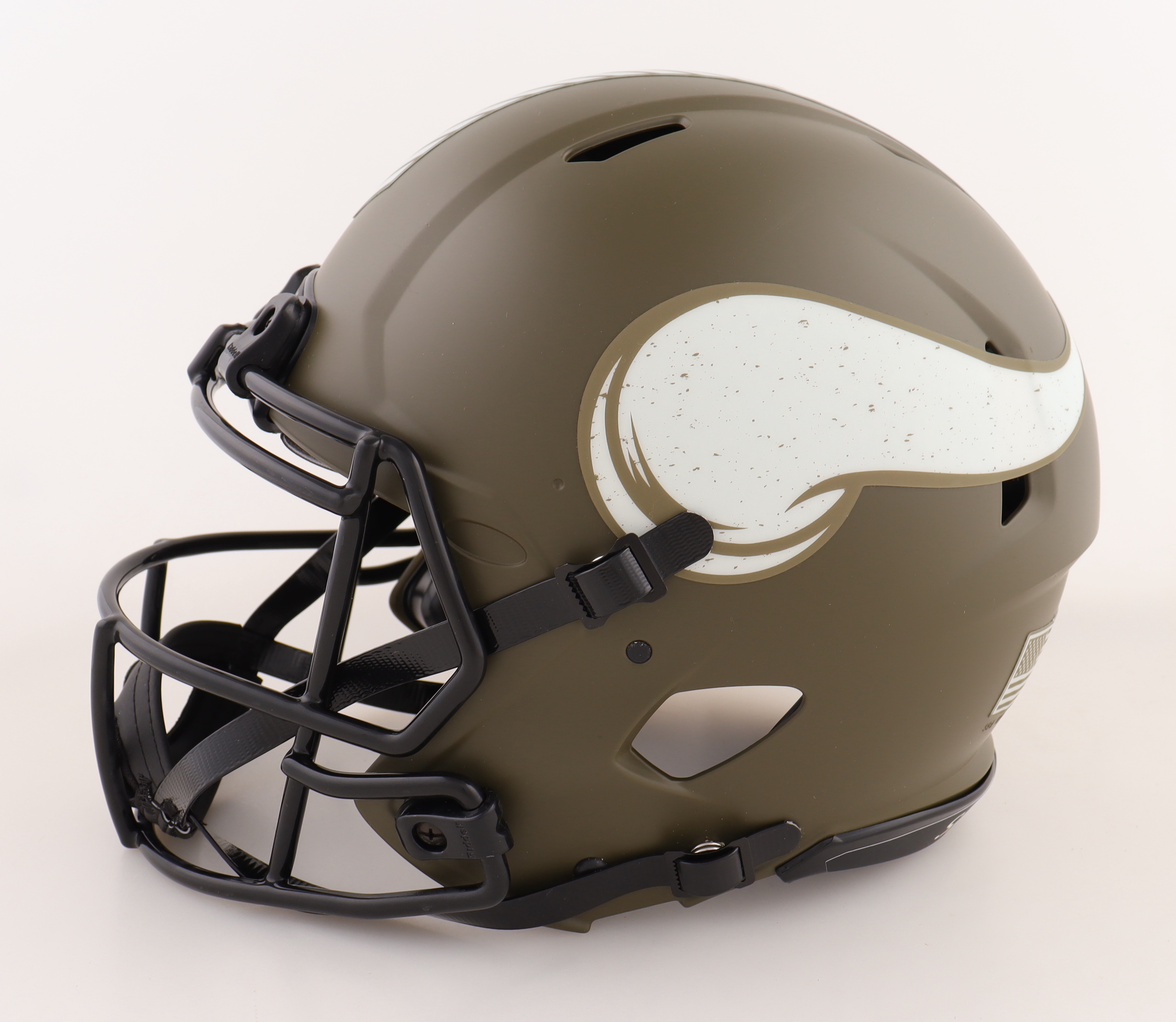 Kirk Cousins Signed Vikings Authentic Full-Size Salute to Service Speed Helmet (Fanatics) at PristineAuction.com Kirk Cousins Signed Vikings Authentic Full-Size Salute to Service Speed Helmet (Fanatics) at PristineAuction.com