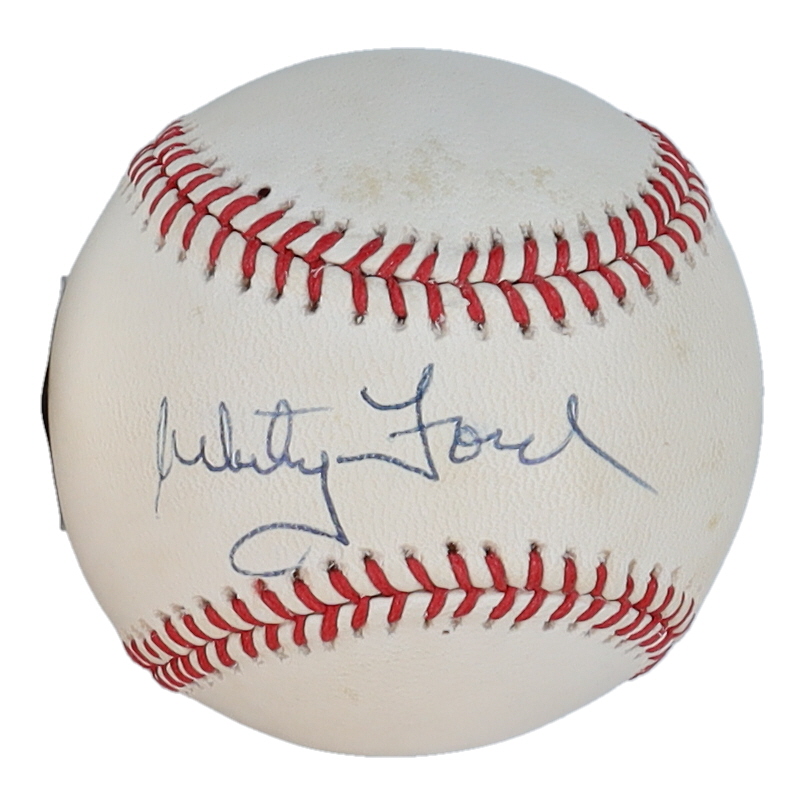 Whitey Ford Signed OAL Baseball (Beckett) at PristineAuction.com Whitey Ford Signed OAL Baseball (Beckett) at PristineAuction.com
