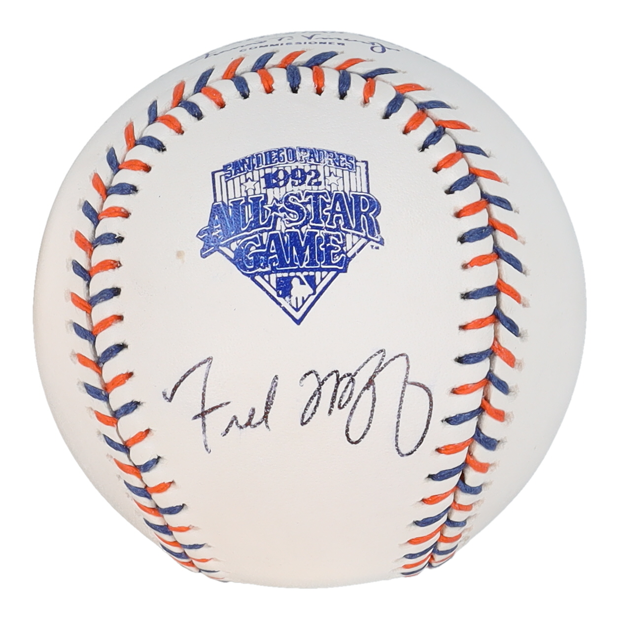 Fred McGriff Signed 1992 All Star Game Baseball (JSA) at PristineAuction.com Fred McGriff Signed 1992 All Star Game Baseball (JSA) at PristineAuction.com