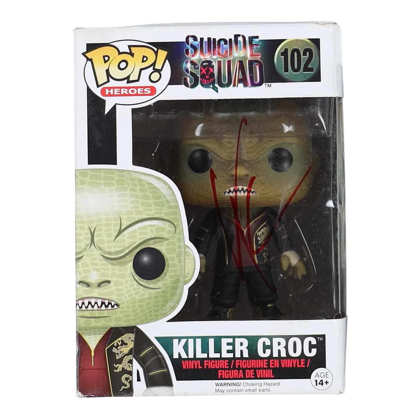 Adewale Akinnuoye-Agbaje Signed "Suicide Squad" #102 Killer Croc Funko Pop! Vinyl Figure (JSA) at PristineAuction.com Adewale Akinnuoye-Agbaje Signed "Suicide Squad" #102 Killer Croc Funko Pop! Vinyl Figure (JSA) at PristineAuction.com