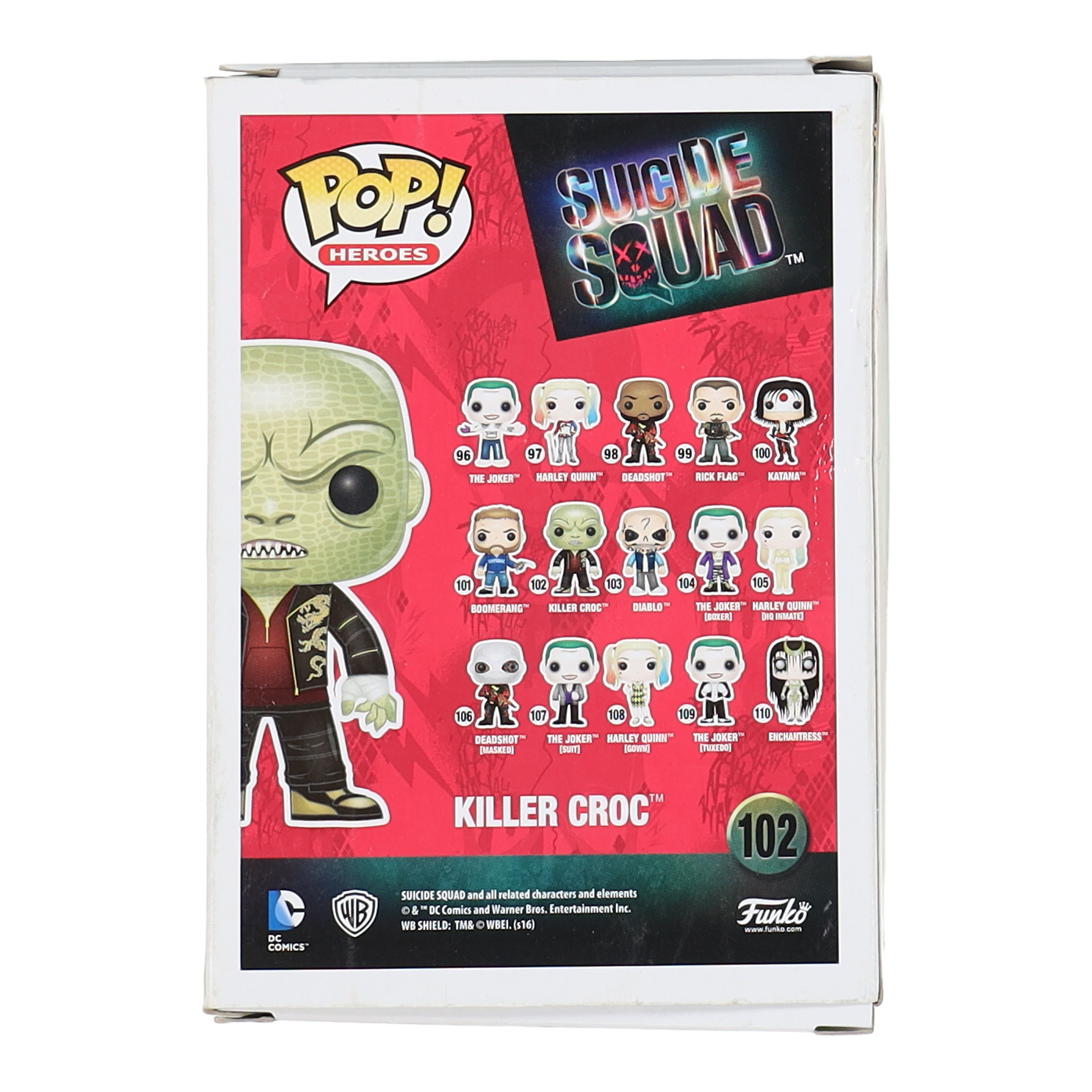 Adewale Akinnuoye-Agbaje Signed "Suicide Squad" #102 Killer Croc Funko Pop! Vinyl Figure (JSA) at PristineAuction.com Adewale Akinnuoye-Agbaje Signed "Suicide Squad" #102 Killer Croc Funko Pop! Vinyl Figure (JSA) at PristineAuction.com