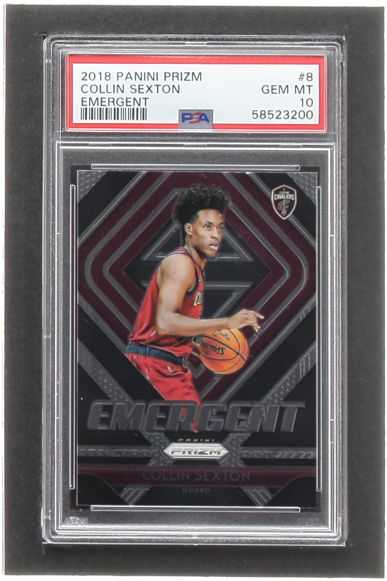 Collin Sexton 2018-19 Panini Prizm Emergent #8 (PSA 10) at PristineAuction.com Collin Sexton 2018-19 Panini Prizm Emergent #8 (PSA 10) at PristineAuction.com