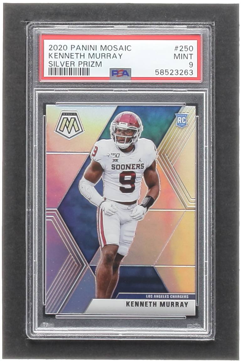 Kenneth Murray 2020 Panini Mosaic Silver #250 RC (PSA 9) at PristineAuction.com Kenneth Murray 2020 Panini Mosaic Silver #250 RC (PSA 9) at PristineAuction.com