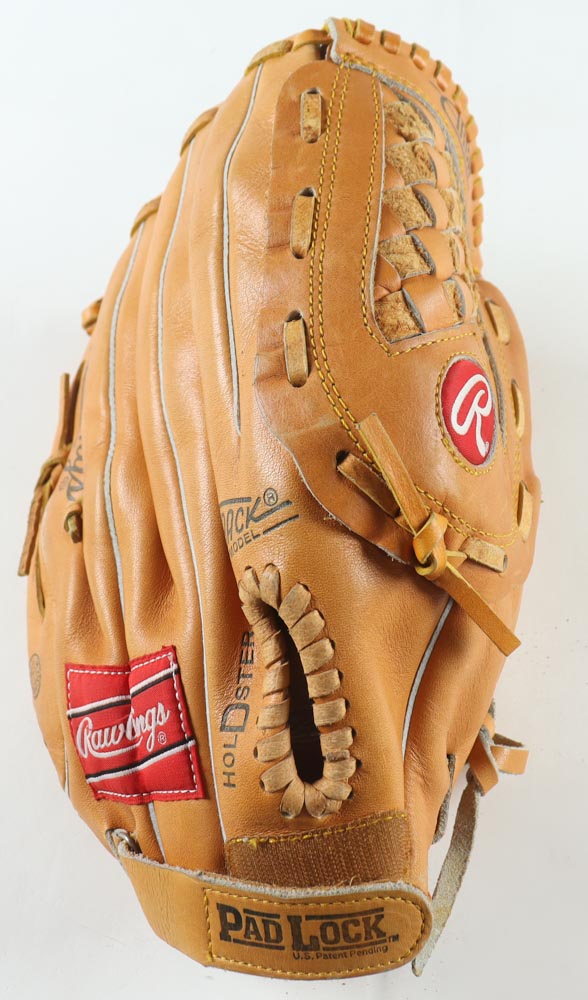 Nolan Ryan Signed Rawlings Nolan Ryan Model Baseball Glove Inscribed "108.5 MPH Fastball" with Display Stand (PSA) at PristineAuction.com Nolan Ryan Signed Rawlings Nolan Ryan Model Baseball Glove Inscribed "108.5 MPH Fastball" with Display Stand (PSA) at PristineAuction.com