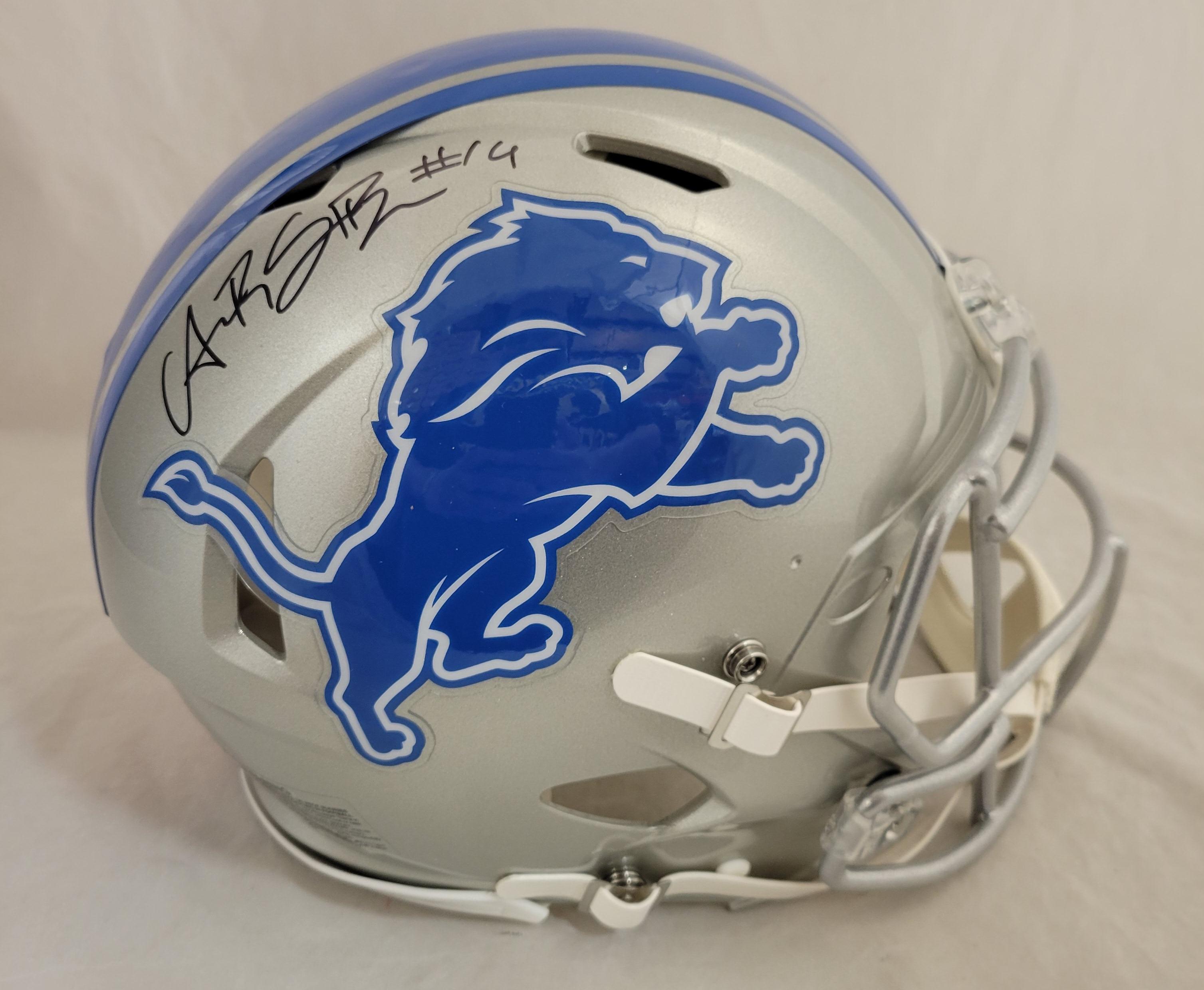 Amon-Ra St. Brown Signed Lions Full-Size Authentic On-Field Speed Helmet (Beckett) at PristineAuction.com Amon-Ra St. Brown Signed Lions Full-Size Authentic On-Field Speed Helmet (Beckett) at PristineAuction.com