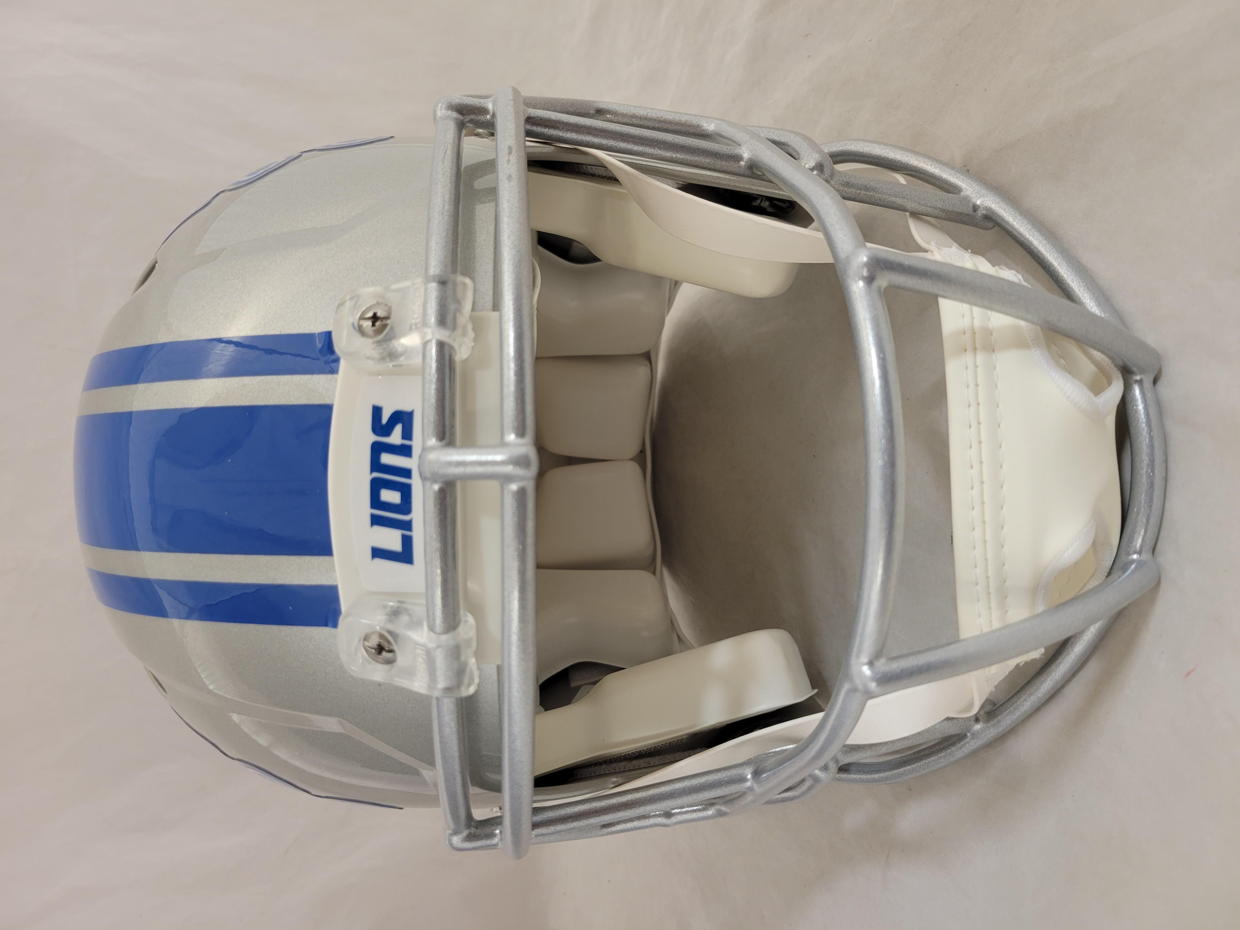 Amon-Ra St. Brown Signed Lions Full-Size Authentic On-Field Speed Helmet (Beckett) at PristineAuction.com Amon-Ra St. Brown Signed Lions Full-Size Authentic On-Field Speed Helmet (Beckett) at PristineAuction.com