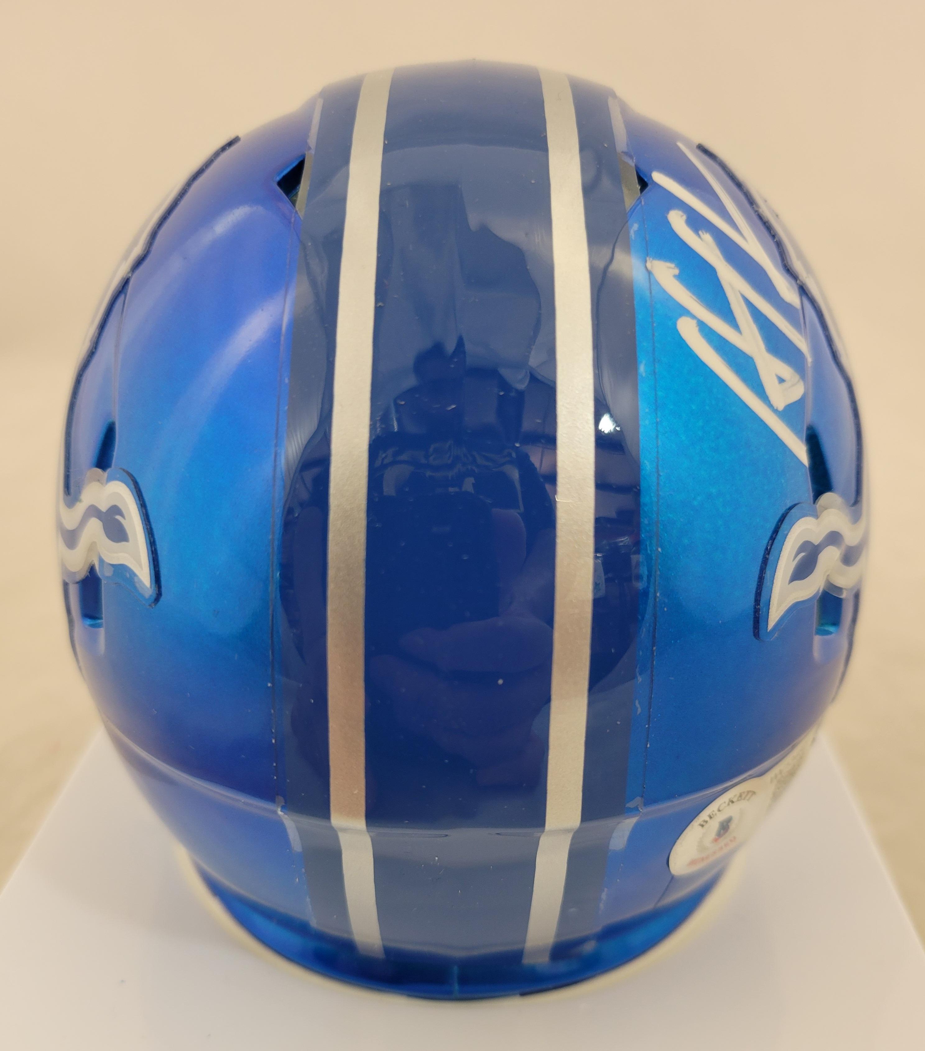 Hendon Hooker Signed Lions Flash Alternate Speed Mini Helmet (Beckett) at PristineAuction.com Hendon Hooker Signed Lions Flash Alternate Speed Mini Helmet (Beckett) at PristineAuction.com