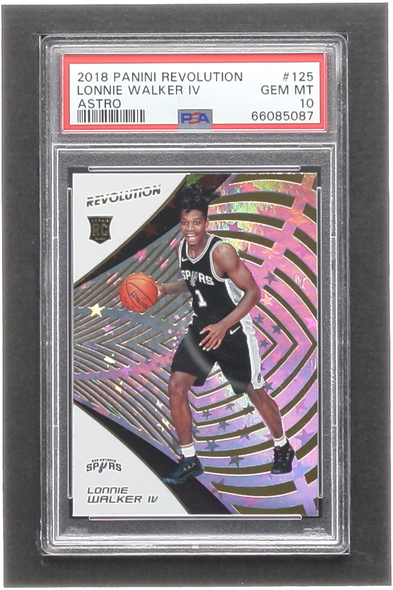Lonnie Walker IV 2018-19 Panini Revolution Astro #125 (PSA 10) at PristineAuction.com Lonnie Walker IV 2018-19 Panini Revolution Astro #125 (PSA 10) at PristineAuction.com