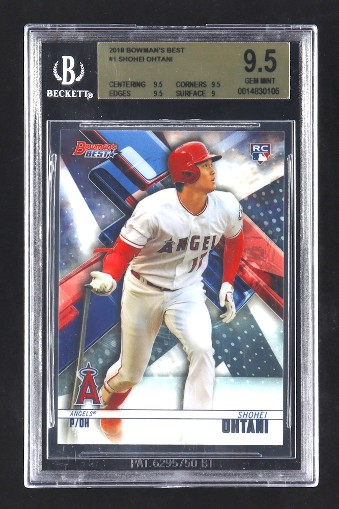 Shohei Ohtani 2018 Bowman's Best #1 RC (BGS 9.5) at PristineAuction.com Shohei Ohtani 2018 Bowman's Best #1 RC (BGS 9.5) at PristineAuction.com