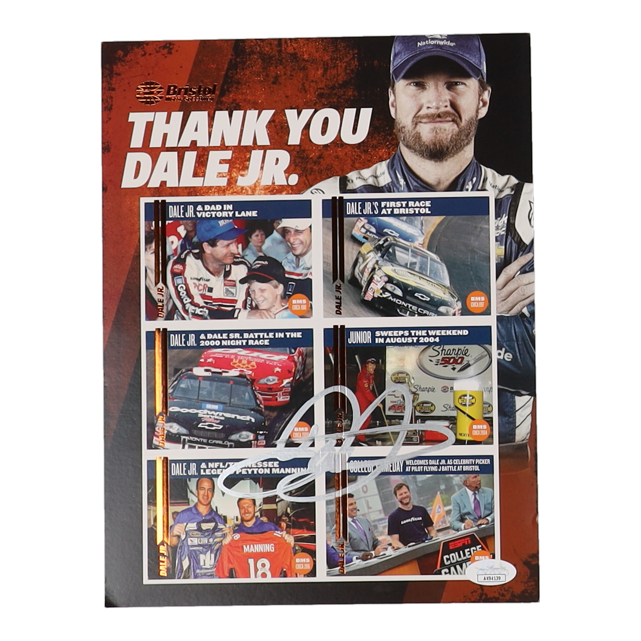 Dale Earnhardt Jr. Signed NASCAR 8x10 Photo (JSA) at PristineAuction.com Dale Earnhardt Jr. Signed NASCAR 8x10 Photo (JSA) at PristineAuction.com