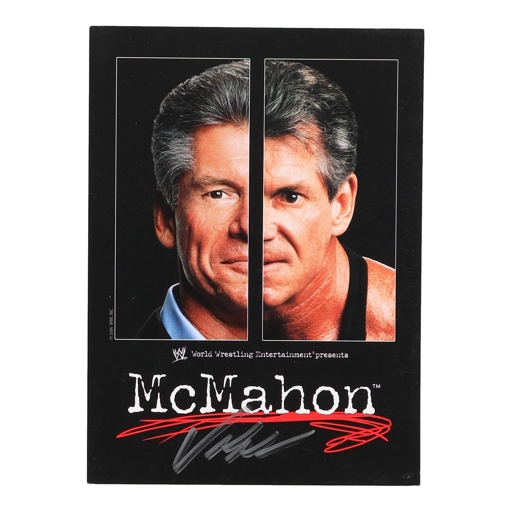 Vince McMahon Signed WWE 6x8 Photo (JSA) at PristineAuction.com Vince McMahon Signed WWE 6x8 Photo (JSA) at PristineAuction.com