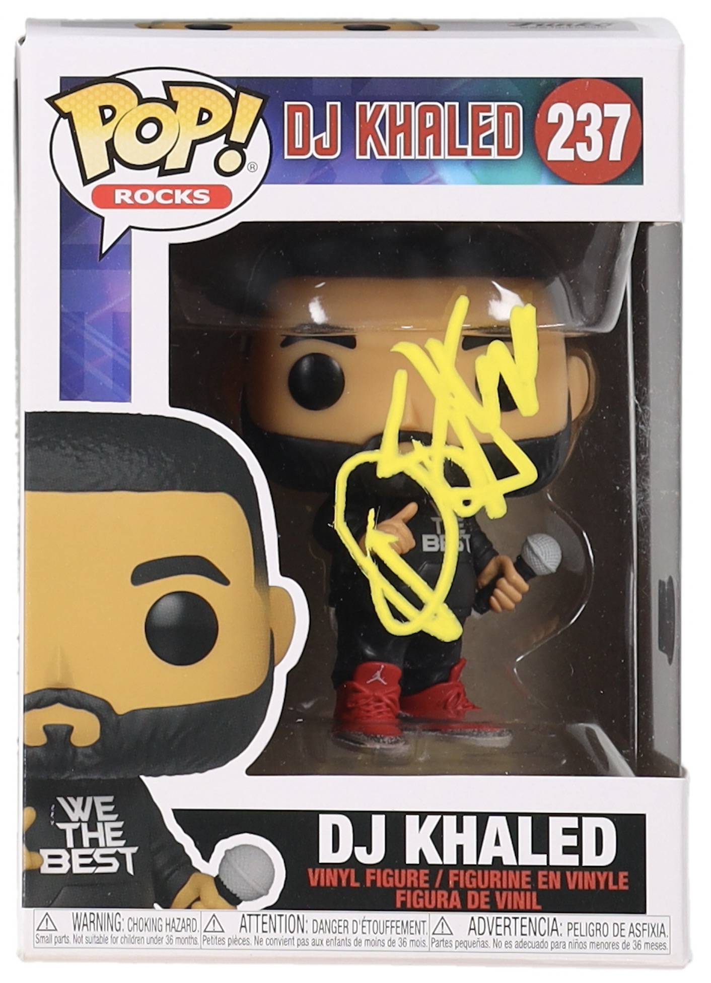 DJ Khaled Signed #237 Funko Pop! Vinyl Figure (Beckett) at PristineAuction.com DJ Khaled Signed #237 Funko Pop! Vinyl Figure (Beckett) at PristineAuction.com