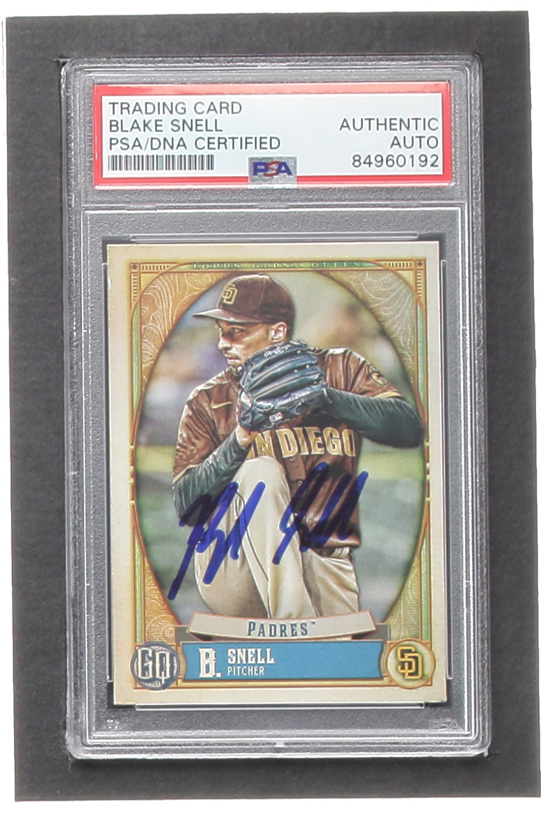 Blake Snell Signed 2021 Topps Gypsy Queen #27 (PSA) at PristineAuction.com Blake Snell Signed 2021 Topps Gypsy Queen #27 (PSA) at PristineAuction.com