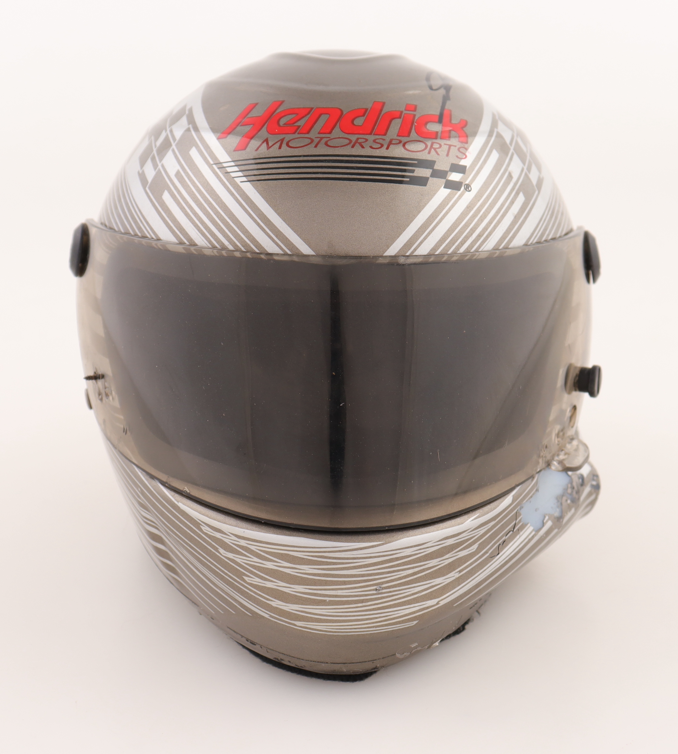 Hendrick Motorsports Mini Racing Helmet Signed by (5) with Dale Earnhardt Jr., Jimmie Johnson, Jeff Gordon, Kasey Kahne & Rick Hendrick (JSA) at PristineAuction.com Hendrick Motorsports Mini Racing Helmet Signed by (5) with Dale Earnhardt Jr., Jimmie Johnson, Jeff Gordon, Kasey Kahne & Rick Hendrick (JSA) at PristineAuction.com