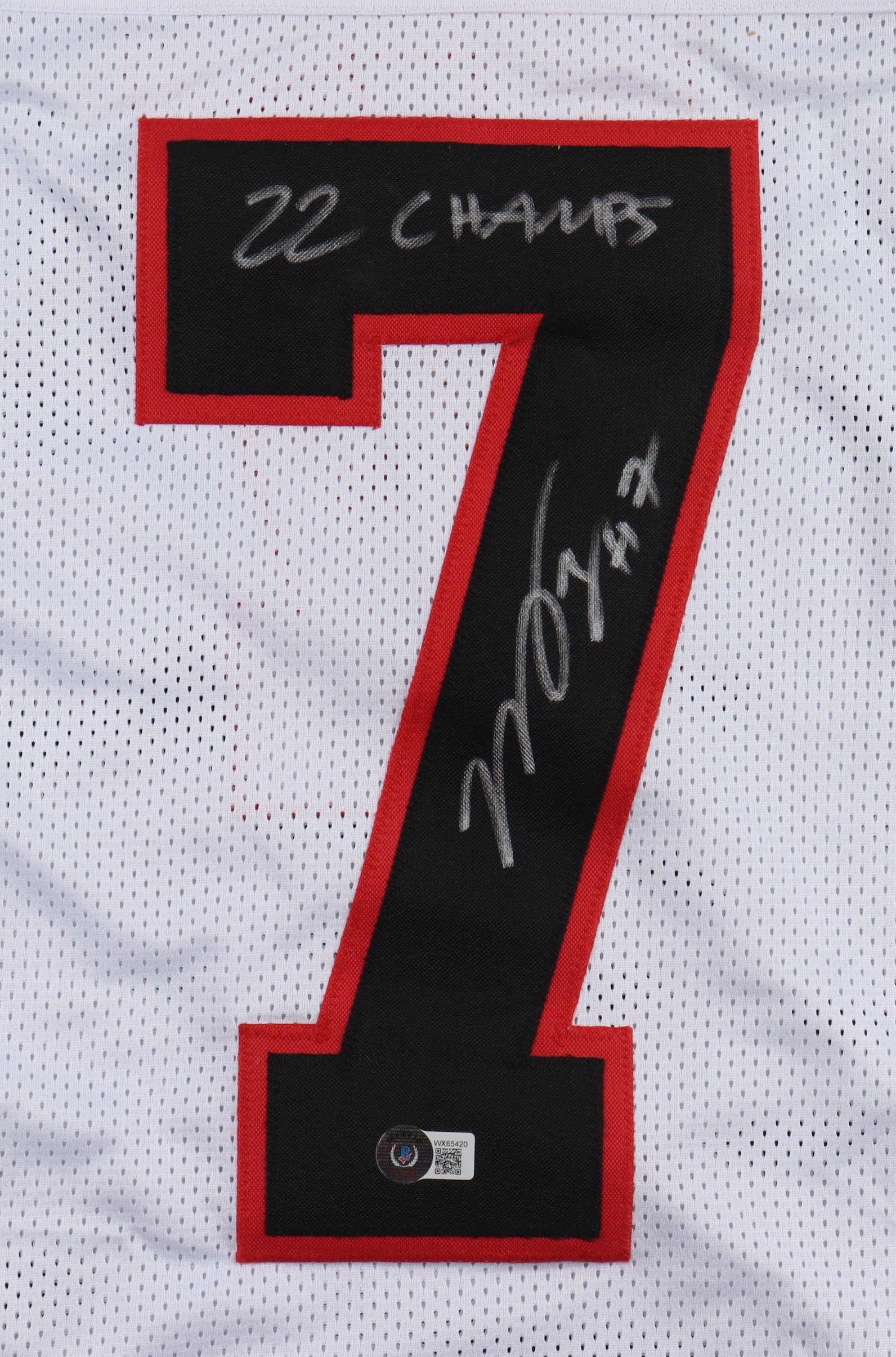 Marvin Jones Jr. Signed Jersey Inscribed "22 Champs" (Beckett) at PristineAuction.com Marvin Jones Jr. Signed Jersey Inscribed "22 Champs" (Beckett) at PristineAuction.com