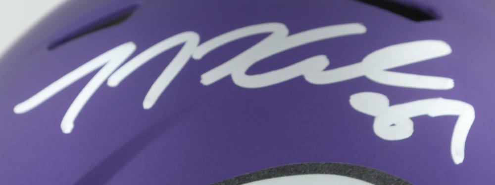 T. J. Hockenson Signed Vikings Full-Size Authentic On-Field Speed Helmet with Visor (Beckett) at PristineAuction.com T. J. Hockenson Signed Vikings Full-Size Authentic On-Field Speed Helmet with Visor (Beckett) at PristineAuction.com