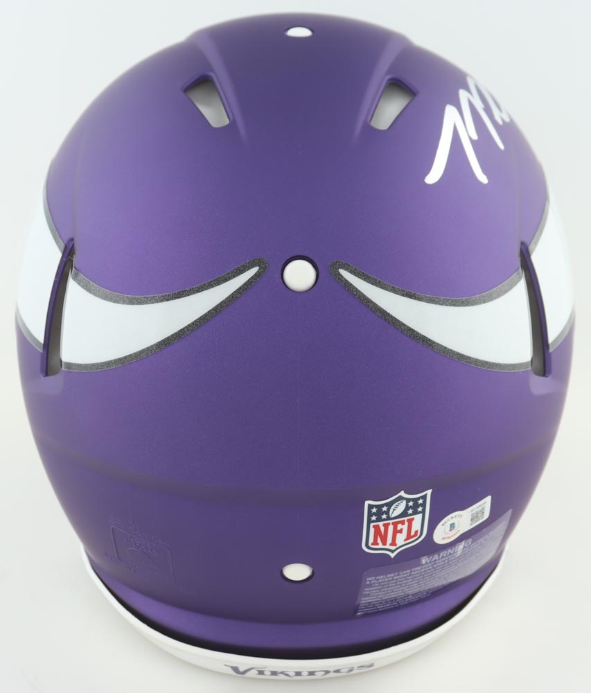 T. J. Hockenson Signed Vikings Full-Size Authentic On-Field Speed Helmet with Visor (Beckett) at PristineAuction.com T. J. Hockenson Signed Vikings Full-Size Authentic On-Field Speed Helmet with Visor (Beckett) at PristineAuction.com