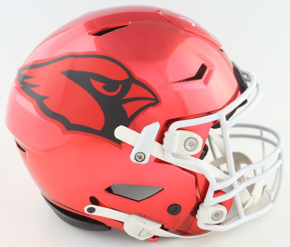 Kurt Warner Signed Cardinals Full-Size Authentic Chrome Speed-Flex Helmet (Beckett) at PristineAuction.com Kurt Warner Signed Cardinals Full-Size Authentic Chrome Speed-Flex Helmet (Beckett) at PristineAuction.com