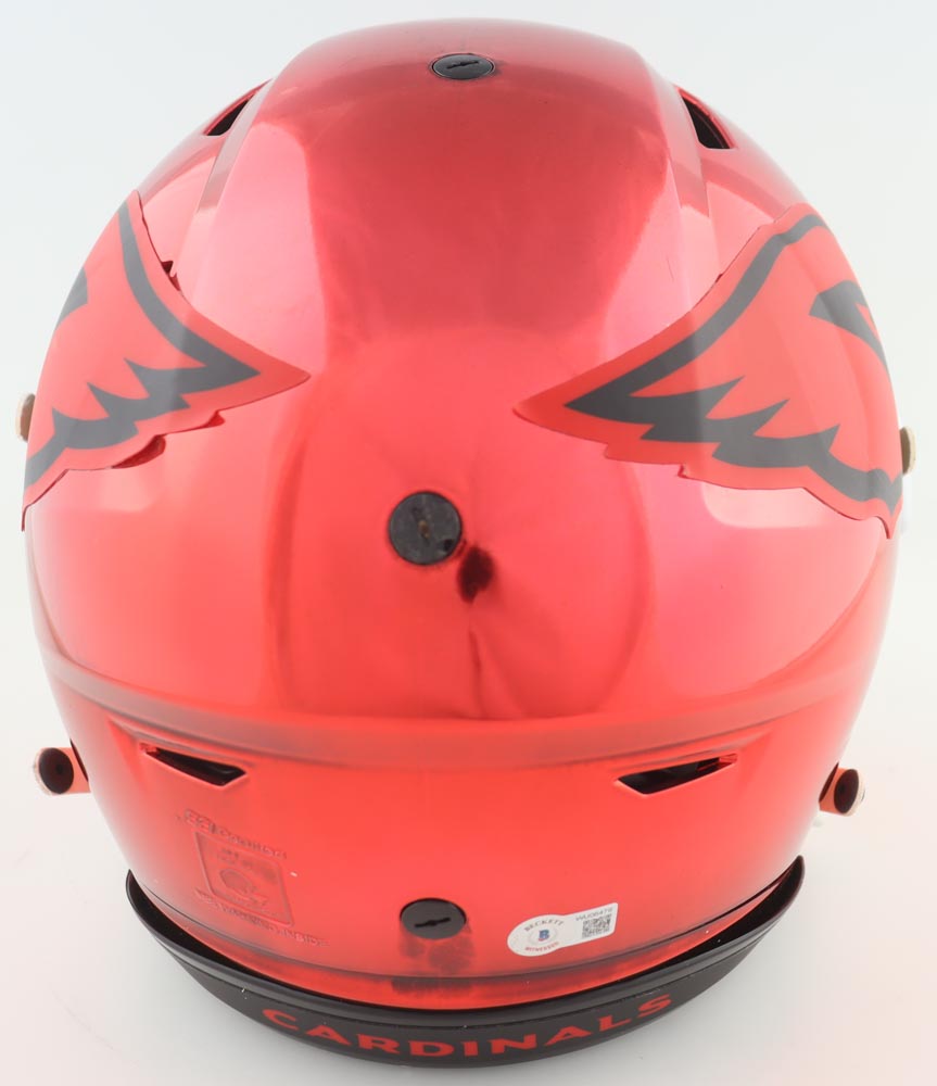 Kurt Warner Signed Cardinals Full-Size Authentic Chrome Speed-Flex Helmet (Beckett) at PristineAuction.com Kurt Warner Signed Cardinals Full-Size Authentic Chrome Speed-Flex Helmet (Beckett) at PristineAuction.com