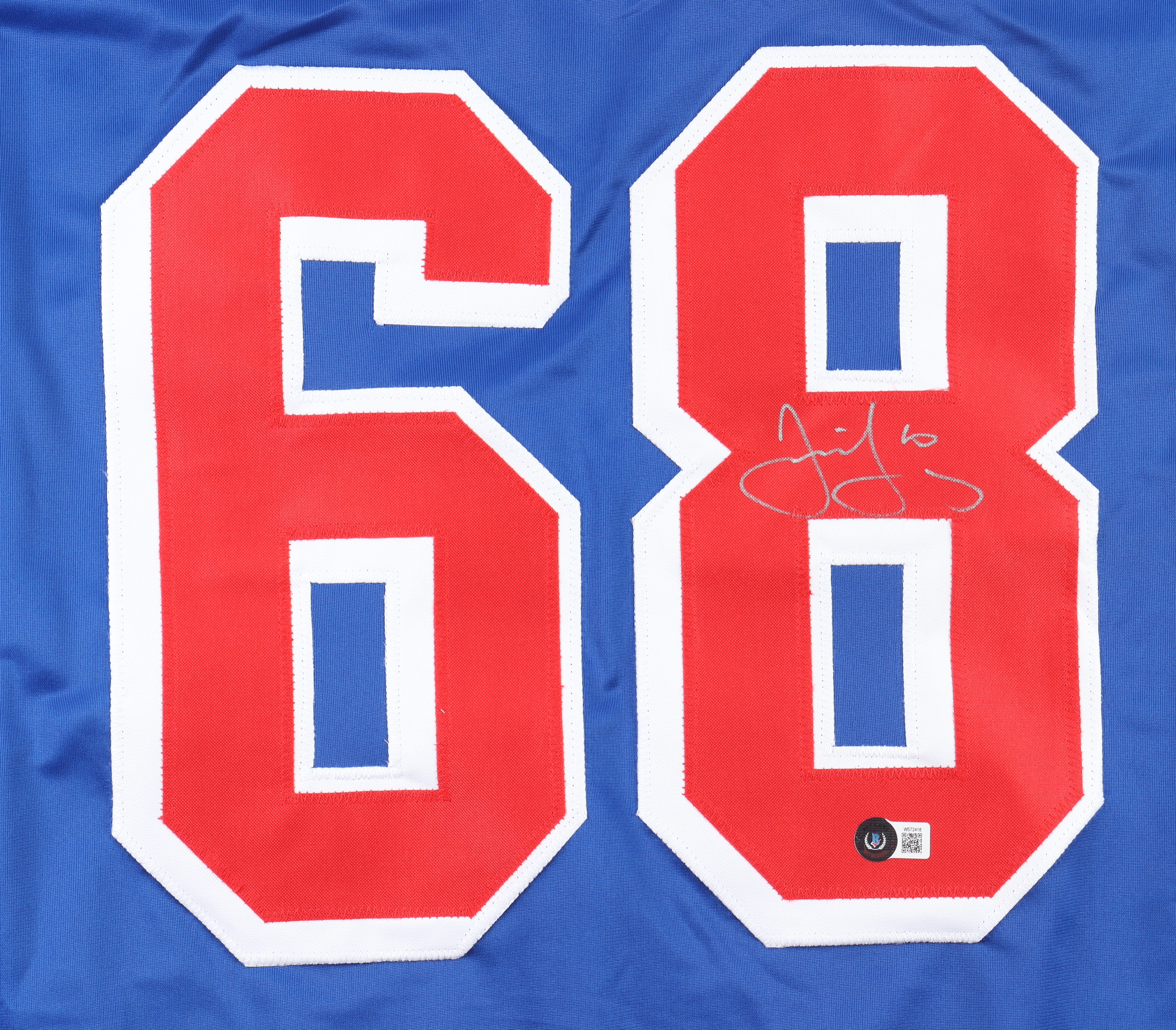 Jaromir Jagr Signed Jersey (Beckett) at PristineAuction.com Jaromir Jagr Signed Jersey (Beckett) at PristineAuction.com