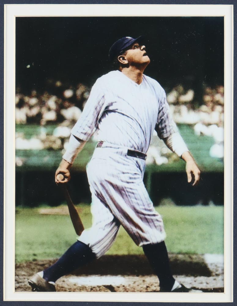 Babe Ruth Yankees Custom Framed Jersey Display with 1927 & 1923 Official World Series Pins at PristineAuction.com Babe Ruth Yankees Custom Framed Jersey Display with 1927 & 1923 Official World Series Pins at PristineAuction.com