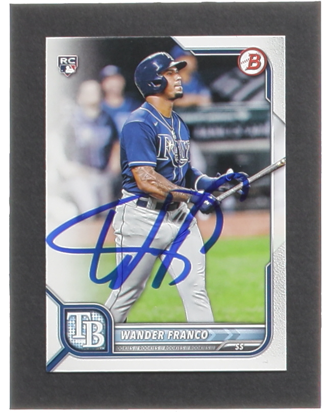 Wander Franco Signed 2022 Bowman #12 RC (USA SM) at PristineAuction.com Wander Franco Signed 2022 Bowman #12 RC (USA SM) at PristineAuction.com