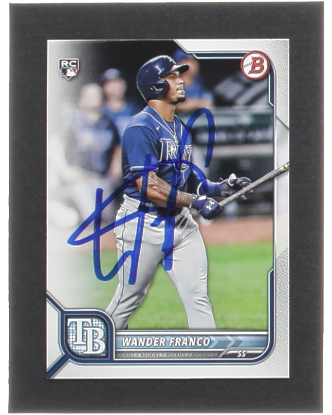 Wander Franco Signed 2022 Bowman #12 RC (USA SM) at PristineAuction.com Wander Franco Signed 2022 Bowman #12 RC (USA SM) at PristineAuction.com